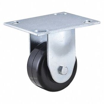 GRAINGER APPROVED NSF-Listed Plate Caster Rigid 350 lb., 400K76
