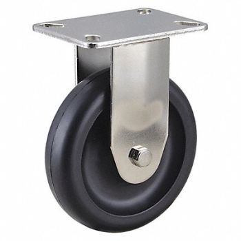 GRAINGER APPROVED NSF-Listed Plate Caster Rigid 350 lb., 400K77