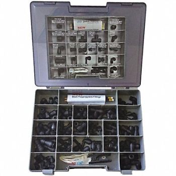 JOHN GUEST Service Repair Kit Black 1/4 3/8 Tube, 400L09
