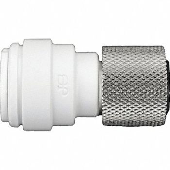 JOHN GUEST Female Connector White 3/8 Tube PK10, 400L16