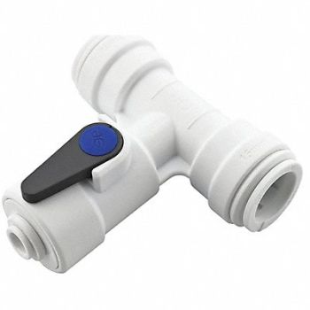 JOHN GUEST Angle Supply Stop Acetal Copolymer 1/4, 400L21