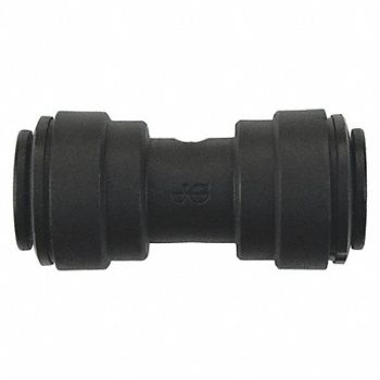 JOHN GUEST Union Connector Black 3/8 Tube PK10, 400L35