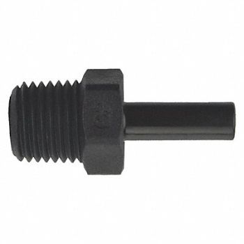 JOHN GUEST Stem Adapter Black 3/8 Tube Size PK10, 400L38