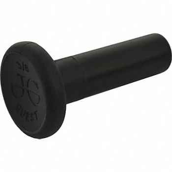 JOHN GUEST Plug Black 3/8 Tube Size PK10, 400L40