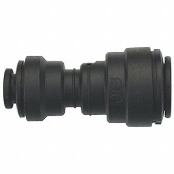 JOHN GUEST Reducing Union Black 3/8 1/4 Tube PK10, 400L43