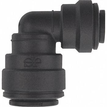 JOHN GUEST Reducing Elbow Black 3/8 1/4 Tube PK10, 400L45