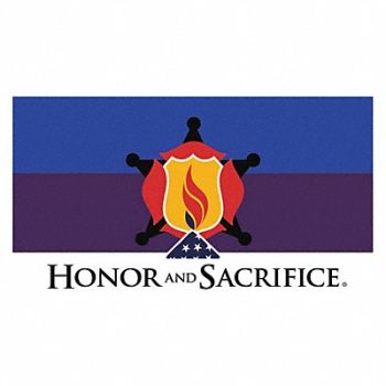 ANNIN CO. Honor and Sacrifice Flag 3 ft x 5 ft, 400P71