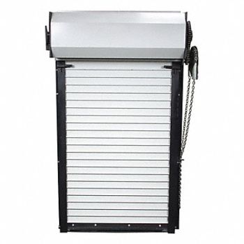 AMERICAN GARAGE DOOR SUPPLY Rolling Slat Door 3/16 Door Thickness, 401K46