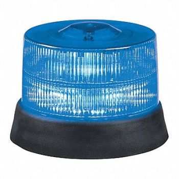 FEDERAL SIGNAL Beacon Light Blue Flashing, 401N37