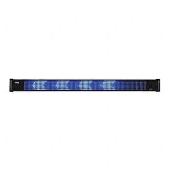 FEDERAL SIGNAL LED Message Display Sign Blue 3 H, 401N44