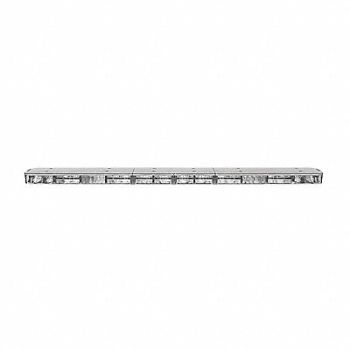 FEDERAL SIGNAL Low Profile Light Bar 53 L Amber White, 401N66