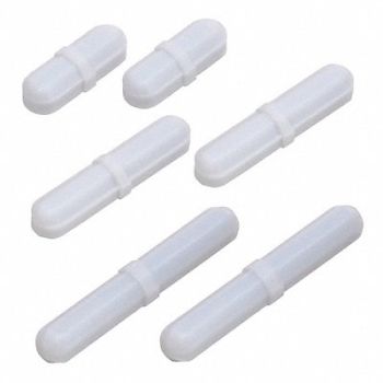 DYNALON Stirring Bar Set White Octagonal PK6, 401R23