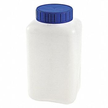 DYNALON Bottle Rectangular HDPE 1000mL PK6, 401R35