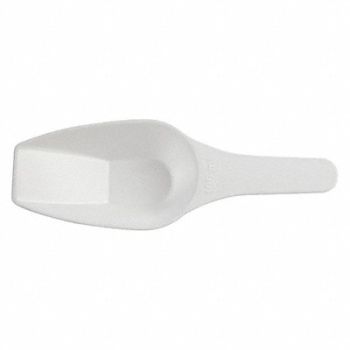 DYNALON Scoop Polypropylene White 100mL PK12, 401R36