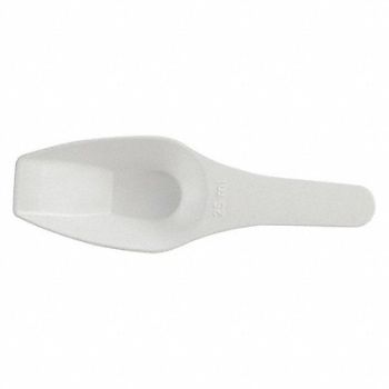 DYNALON Scoop Polypropylene White 25mL PK12, 401R37