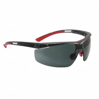HONEYWELL NORTH Safety Glasses Black Frame Universal, 401Y71