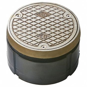 JAY R. SMITH MFG. CO Floor Cleanout Nickel Bronze 5-3/4 in., 45DT47