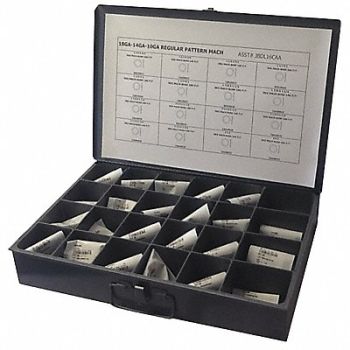 GRAINGER APPROVED Machinery Bushing Assortment 110 pcs., 402J92