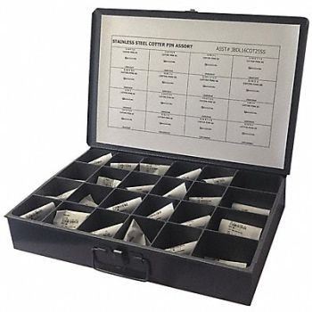GRAINGER APPROVED Pin Assortment 16 Sizes 1125 pcs., 402J93