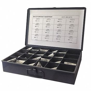 GRAINGER APPROVED Carriage Bolt Asrtmnt No of Pieces 250, 402J94