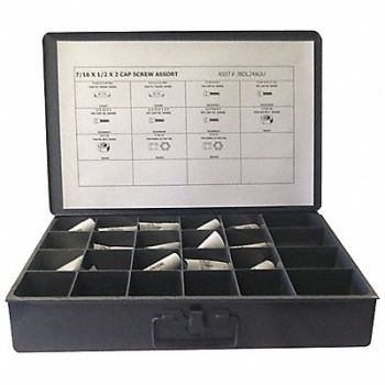 GRAINGER APPROVED HexHeadCap Screw Asrtmnt No ofPieces 235, 402K08