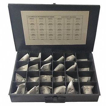 GRAINGER APPROVED Woodruff Key Assortment Oversized, 402K64