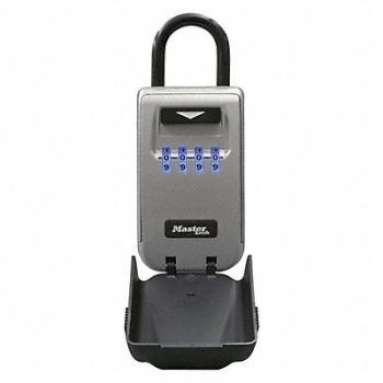 MASTER LOCK Lock Box Black/Gray Weight 1.15 lb., 402L14