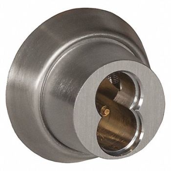BEST Mortise Cylinder Satin Chrome Finish, 481T96