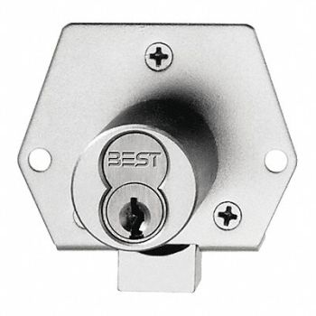 BEST Intchge Core Dead Bolt Locks Slv Diamond, 402T57