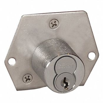 BEST Intchge Core Latchbolt Locks Slv Diamond, 402T62