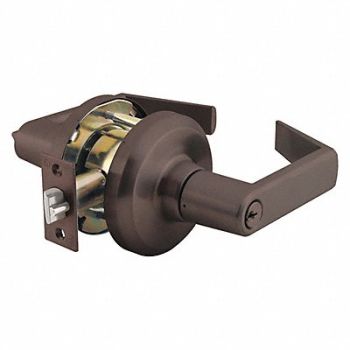 STANLEY Door Lever Lockset Oil Rubbed Bronze, 402U36