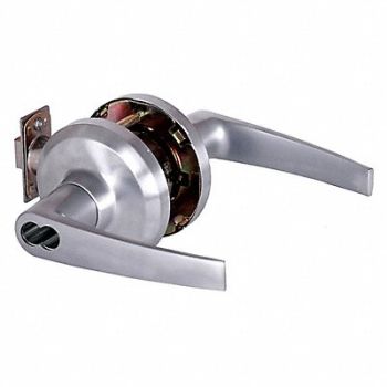 STANLEY Door Lever Lockset Satin Chrome, 402U09