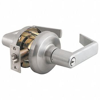 STANLEY Door Lever Lockset Satin Nickel, 402U28