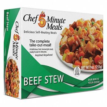 CHEF 5 MINUTE MEALS Food Ration Packet 9 oz 1 Course, 404K66