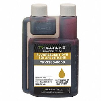TRACERLINE Fluorescent Leak Detection Dye Yellow, 404L29
