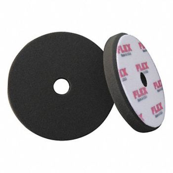 FLEX NORTH AMERICA Polishing Pad 6-1/2 Size Foam Black, 404M08