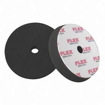 FLEX NORTH AMERICA Polishing Pad 6-1/2 Size Foam Black, 404M18