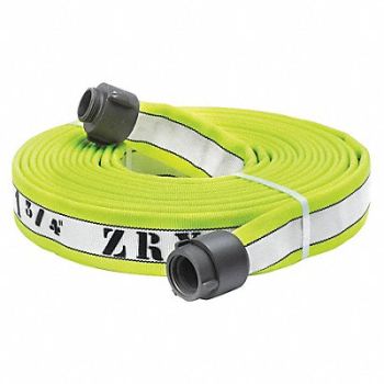 ARMTEX Fire Hose 50 ft Yellow Polyester, 404N84