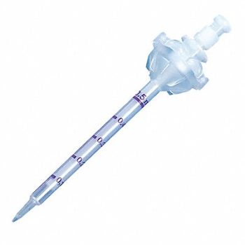 GLOBE SCIENTIFIC Dispenser Syringe Tip Clear 50uL PK100, 404W57