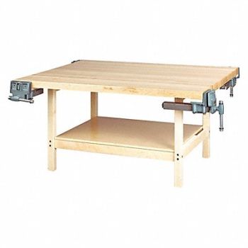 DIVERSIFIED SPACES Work Station Maple Wood Frame 31-1/4 H, 405D20
