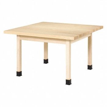 DIVERSIFIED SPACES Work Station Maple Wood Frame 500lb.Cap., 405D21