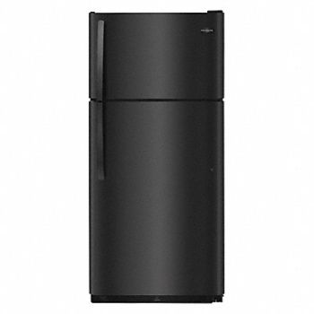 FRIGIDAIRE Refrigerator and Freezer 18 cu ft Blk, 406F05