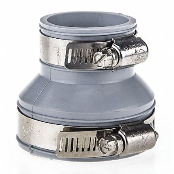 GRAINGER APPROVED Flexible Coupling PVC 2 1/4 Overall Lg, 406F45