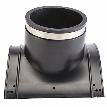 GRAINGER APPROVED Flexible Tap Saddle Tee PVC 4 Pipe Size, 406F50