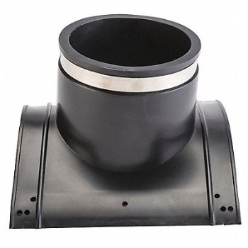 GRAINGER APPROVED Flexible Tap Saddle Tee PVC 6 Pipe Size, 406F51