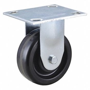 GRAINGER APPROVED NSF-Listed Plate Caster Rigid 350 lb., 406P69