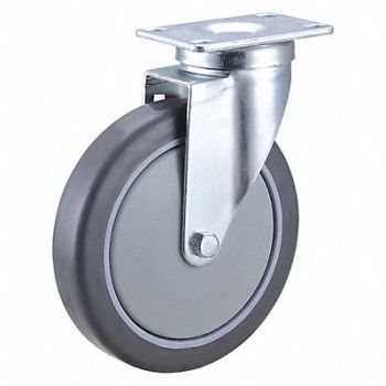 GRAINGER APPROVED Standard Plate Caster Swivel 150 lb., 406P71