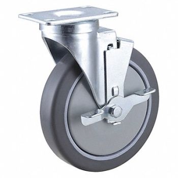 GRAINGER APPROVED Standard Plate Caster Swivel 150 lb., 406P72