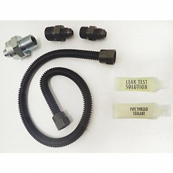DORMONT Gas Flow Valve Kit 1/4 ID x 24 L, 406R69