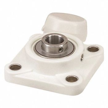 NTN 4 Bolt Flng Brg Radial Ball 1 1/4in Bore, 406V06